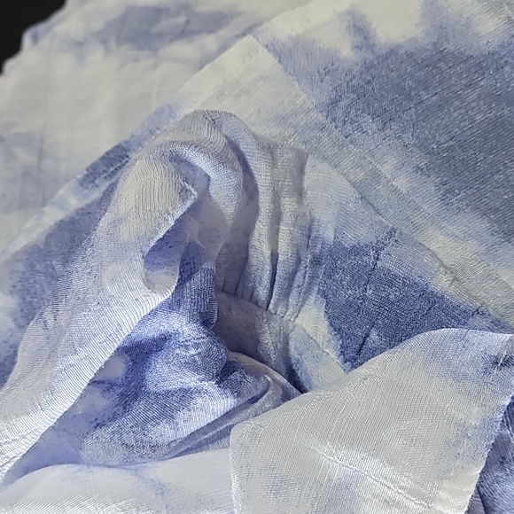 Just Found Purple & White Tie Dye Tiered Dress size 1X - Picture 7 of 10